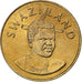 Suazi, King Msawati III, 5 Emalangeni, 1999, British Royal Mint, Mosiądz