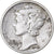 Estados Unidos da América, Dime, Mercury Dime, 1943, U.S. Mint, Prata