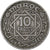 Marocco, Mohammed V, 10 Francs, AH 1366/1946, Paris, Rame-nichel, BB, KM:44