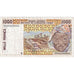 West African States, 1000 Francs, VF(30-35)