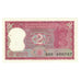 Billet, Inde, 2 Rupees, KM:53a, SUP