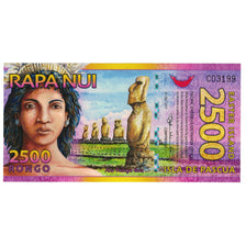 Banknote, Chile, Tourist Banknote, 2500 RONGO ISLA DE PASCUA, UNC(65-70)