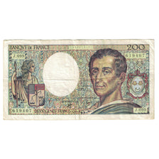 France, 200 Francs, Montesquieu, 1990, J.099619407, VF(30-35), Fayette:70.10b