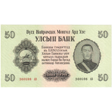 Mongolië, 50 Tugrik, 1955, KM:33, NIEUW