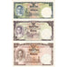 Tailândia, 10 Baht, TOURIST BANKNOTE 10 BAHTS 5 BAHTS 1 BAHT, UNC(65-70)