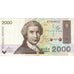 Banknote, Croatia, 2000 Dinara, 1992, 1992-01-15, KM:23s, EF(40-45)