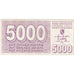 Bosnia - Herzegovina, 5000 Dinara, 1992-1994, 1992-08-01, KM:27A, RC