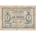 Francia, Bayonne, 1 Franc, 1921-08-26, 166, Chambre de Commerce, MB