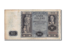 Geldschein, Polen, 20 Zlotych, 1936, 1936-11-11, S+