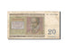 Billete, 20 Francs, 1948-1950, Bélgica, KM:132b, 1956-04-03, BC