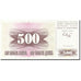 Banconote, Bosnia - Erzegovina, 500 Dinara, 1992-1993, KM:14A, 1992-07-01, FDS