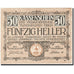 Geldschein, Österreich, Melk, 50 Heller, valeur faciale, 1920, 1920-05-30, VZ