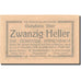 Banknote, Austria, Hirschbach, 20 Heller, village, 1920, 1920-12-31, UNC(65-70)