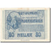 Geldschein, Österreich, Mauerkirchen, 80 Heller, personnage, 1920, 1920-06-04