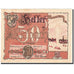 Biljet, Oostenrijk, Aschach an der Donau, 50 Heller, Blason, 1920, 1920, TTB