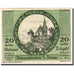 Banknote, Austria, Weissenkirchen an der Donau, 20 Heller, château, 1920