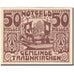 Billet, Autriche, Traunkirchen, 50 Heller, bateau, 1920, 1920-06-01, SUP