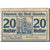 Billet, Autriche, Gmunden, 20 Heller, Batiment, 1919, 1919-12-01, TB