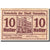 Billet, Autriche, Gmunden, 10 Heller, Batiment, 1919, 1919-12-01, TB+