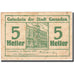 Billet, Autriche, Gmunden, 5 Heller, Batiment, 1920, 1920-01-03, B+