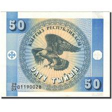 Banconote, Kirghizistan, 50 Tyiyn, 1993, Undated (1993), KM:3, SPL-