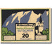 Billet, Autriche, Mitterndorf, 20 Heller, montagne, 1921, 1921-01-31, NEUF