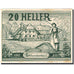 Banknote, Austria, Goldwörth, 20 Heller, agriculteur, 1920, 1920-12-31