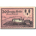 Banknote, Austria, Bodensdorf, 20 Heller, château, 1921, 1921-01-31, UNC(63)