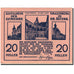 Banknote Austria Hagenberg im Mühlkreis 20 Heller château 1921 orange AU (55-58)