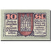 Biljet, Oostenrijk, Sankt Johann in Tirol, 10 Heller, Blason 1921 green UNC (63)