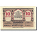 Banknote, Austria, Hallein, 10 Heller, menuisier, 1920, 1920-12-31, UNC(63)