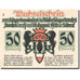 Billete, Alemania, Lübeck, 50 Pfennig, Blason1921-08-18, EBC Mehl 820.1