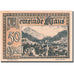 Nota, Áustria, Klaus, 50 Heller, paysage 2, 1920, 1920-03-27 yellow UNC(63)