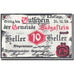 Biljet, Oostenrijk, Bad Gastein, 10 Heller, village, 1920, 1920-12-31, SPL