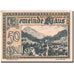 Biljet, Oostenrijk, Klaus, 50 Heller, montagne, 1920 yellow SPL+, Mehl:FS 4541b