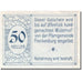 Nota, Áustria, Frankenburg, 50 Heller, Monument, 1920 UNC(63)  Mehl:FS 207b