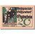 Biljet, Oostenrijk, Rot, 20 Heller, personnage 1, 1920 SPL green Mehl:FS246IId