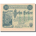 Biljet, Oostenrijk, Purkersdorf, 10 Heller, mairie, 1920 SPL Mehl:FS 801a