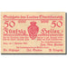 Biljet, Oostenrijk, Linz, 50 Heller, Blason, 1921, 1921-02-01, TTB