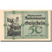 Biljet, Oostenrijk, Rottenmann, 50 Heller, château, 1920 SPL Mehl:FS 852