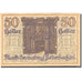 Biljet, Oostenrijk, Peuerbach, 50 Heller, château, 1920 SPL Mehl:FS 742Ia