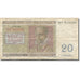 Banknot, Belgia, 20 Francs, 1956, 1956-04-03, KM:132b, VF(30-35)