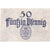 Niemcy, Gemunden, 50 Pfennig, AU(55-58)