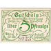 Duitsland, Bielefeld, 5 Pfennig, SPL