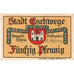 Allemagne, Eschwege, 50 Pfennig, SPL