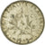 Coin, France, Semeuse, Franc, 1909, Paris, F(12-15), Silver, KM:844.1