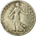 Coin, France, Semeuse, 50 Centimes, 1908, Paris, VF(20-25), Silver, KM:854