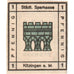 Germany, Kitzingen Städtische Sparkasse, 1 Pfennig, valeur faciale 5, 1920