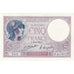 Francja, 5 Francs, Violet, 1925, P.21747, UNC(65-70), Fayette:3.09, KM:72c