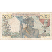 500 Francs, 1948, África oriental francesa, 1948-12-27, KM:41, MBC